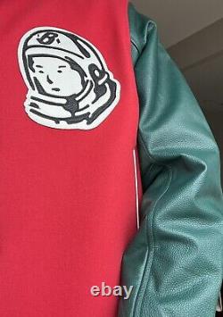 BBC Billionaire Boys Club Ice Cream Varsity Letterman Pharrell Red New L Jacket