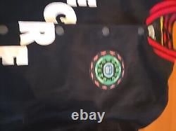 BBC Billionaire Boys Club Jacket Mens Size L Black White Red ICE CREAM Button