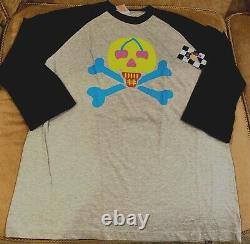 BBC Billionaire Boys Club, Yellow Skull Baseball, Raglan Tee, Ice Cream, L, NWT