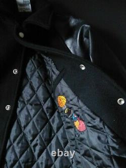 BBC Ice Cream Hot Rod Leather Varsity Jacket Billionaire Boys Club Skateboard P