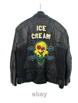 BBC Ice Cream Leather Moto Jacket