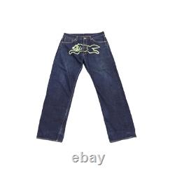 BBC Ice Cream Running Dog Denim Pants Navy Luminous Size L Used