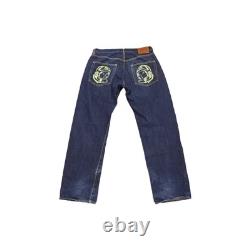 BBC Ice Cream Running Dog Denim Pants Navy Luminous Size L Used
