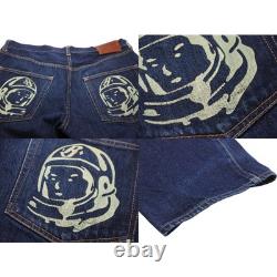 BBC Ice Cream Running Dog Denim Pants Navy Luminous Size L Used