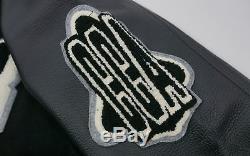 BBC/Ice Cream Season 11 Wappen Leather Sleeve Varsity black mens L