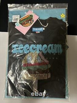 BBC Ice Cream x Vandy Icy Burger Swarovski T-Shirt