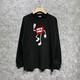 BBC X Ice Cream Bar Figure Black Long Sleeve Size XL BRAND NEW