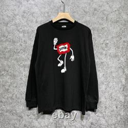 BBC X Ice Cream Bar Figure Black Long Sleeve Size XL BRAND NEW