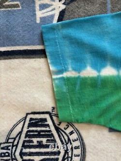 BEN & JERRY'S Shirt Adult L EUPHORIA 90s Ice Cream Yogurt Woody Jackson Tee Blue
