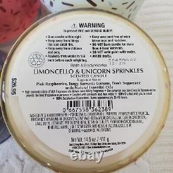 Bath & Body Works PB&J Limoncello Unicorn Sprinkles Mint Chocolate Chip Limited