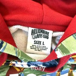 Bbc Ice Cream All-Over Graphic Pullover Hoodie Red Size L