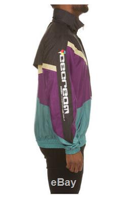 Bbc Ice Cream Mens Streetwear Multicolor Steamer Jacket M L XL Black Purple Teal