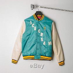 Bbc Ice Cream Mens Streetwear Retro Varsity Teal Jacket S M L XL XXL