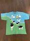 Ben And Jerry's T Shirt XL Vintage Liquid Blue Tie Dye Original Ice Cream Cows