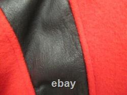 Ben & Jerry's Ice Cream 1980's 1990's varsity jacket Men's XL Leather Wool Mint