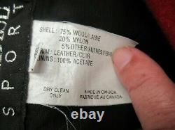 Ben & Jerry's Ice Cream 1980's 1990's varsity jacket Men's XL Leather Wool Mint