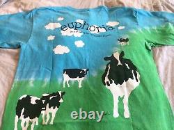 Ben & Jerry's Ice Cream Euphoria Tie Dye Shirt Large Jackson Cow