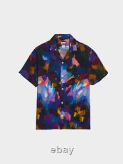 Billionaire Boys Club BBC BB Blindspot SS Woven Black Multicolor 821-2600 NWT