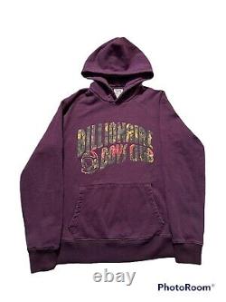 Billionaire Boys Club BBC Ice Cream Arch Logo Hoodie Large L Purple Flowers EUC