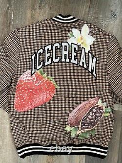 Billionaire Boys Club BBC Ice Cream Varsity Jacket LARGE