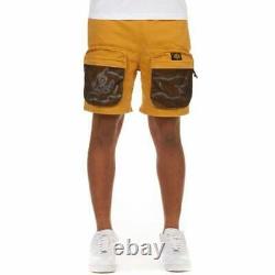 Billionaire Boys Club ICE CREAM Chocolate Shorts in Golden Yellow 411-5105