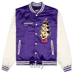 Billionaire Boys Club ICE CREAM Hoodini Jacket Acai Purple White 421-1400 NWT