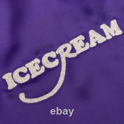Billionaire Boys Club ICE CREAM Hoodini Jacket Acai Purple White 421-1400 NWT