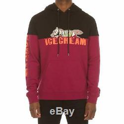 Billionaire Boys Club ICE CREAM SPLICE Hoodie Pullover 491-2304 BLACK NWT