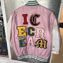 Billionaire Boys Club ICE CREAM'STATIC' Jacket Rose Nectar 421-2400 Size Large