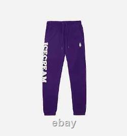 Billionaire Boys Club ICE CREAM Sweatpant Magic Acai Purple White 421-1107 NWT