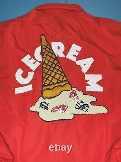 Billionaire Boys Club Ice Cream Adam Red Coach Jacket. Size L