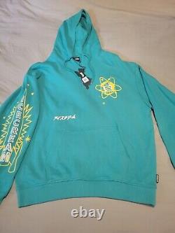 Billionaire Boys Club Ice Cream Cones Hoodie Teal Blue Yellow NWT 2XL