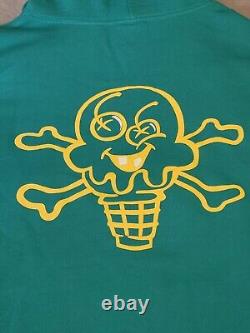 Billionaire Boys Club Ice Cream Cones Hoodie Teal Blue Yellow NWT 2XL