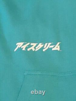 Billionaire Boys Club Ice Cream Cones Hoodie Teal Blue Yellow NWT 2XL