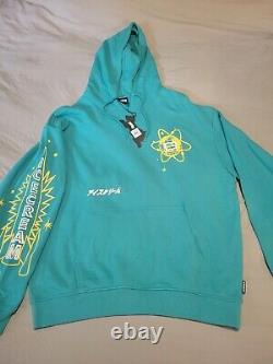 Billionaire Boys Club Ice Cream Cones Hoodie Teal Blue Yellow NWT 2XL