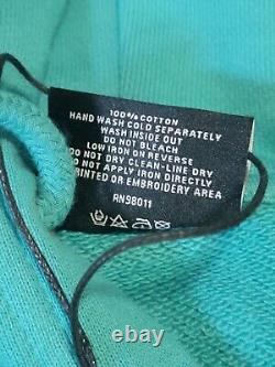 Billionaire Boys Club Ice Cream Cones Hoodie Teal Blue Yellow NWT 2XL