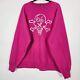 Billionaire Boys Club Ice Cream Mens 2XL Long Sleeve Pink Pullover Sweatshirt