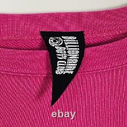 Billionaire Boys Club Ice Cream Mens 2XL Long Sleeve Pink Pullover Sweatshirt