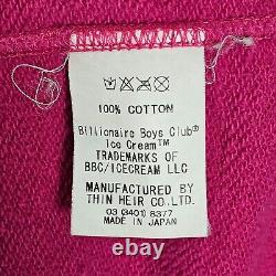 Billionaire Boys Club Ice Cream Mens 2XL Long Sleeve Pink Pullover Sweatshirt