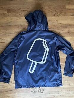 Billionaire Boys Club Ice Cream Navy Windbreaker Jacket Full Zip Men's Large