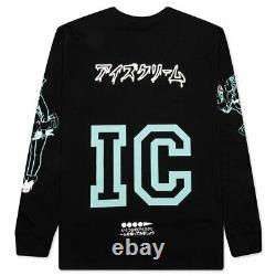 Billionaire Boys Club Ice Cream Shocked LS Knit Black Size S M L XL 411-1304