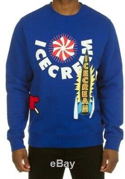 Billionaire Boys Club Ice Cream Stacker Crewneck Sweater Surf The Web 491-8306