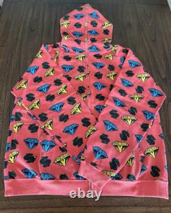 Billionaire Boys Club Size XL Diamond Dollars Hoodie Infrared 2006 Ice Cream NDS