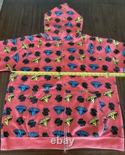 Billionaire Boys Club Size XL Diamond Dollars Hoodie Infrared 2006 Ice Cream NDS