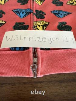Billionaire Boys Club Size XL Diamond Dollars Hoodie Infrared 2006 Ice Cream NDS