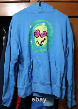Billionaire Boys Club X Overtime Ice Cream Hoodie Blue Pullover Adult Large L