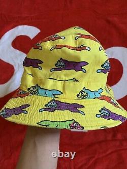 Billionaire boys Club bucket hat BBC Ice cream running dog yellow RARE Red Blue