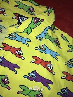 Billionaire boys club Bbc Button Up Shirt yellow red ice cream running dog green