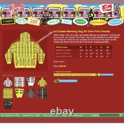 Billionaire boys club Ice Cream running dog hoodie Vintage OG Pharrell 2006