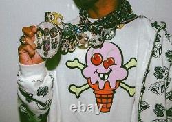 Billionaire boys club ice cream skull tee shirt Size L N. E. R. D Pharrell